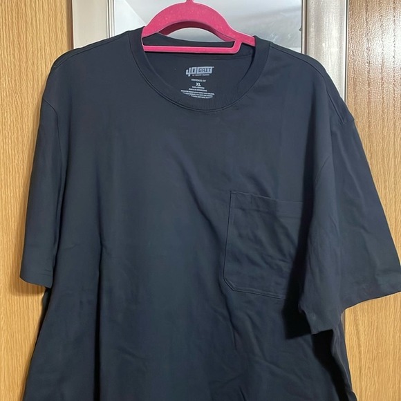 40 Grit Duluth Trading Co Standard Fit XL black short sleeve Tshirt chest pocket - Picture 2 of 10